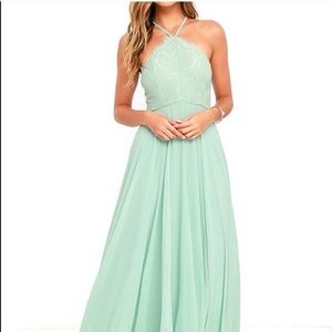 Everlasting Enchantment Sage Green Maxi Dress